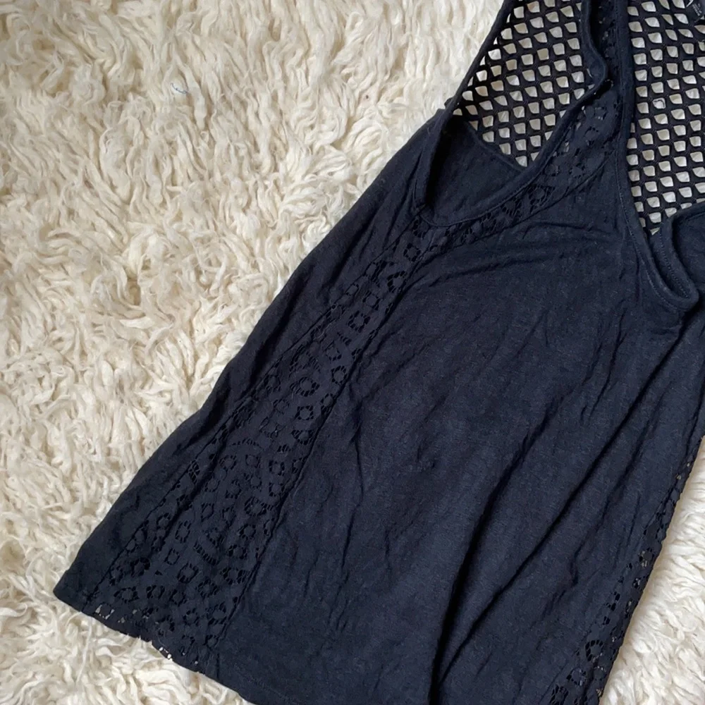 Flowy Boho Goth Tank Sz S